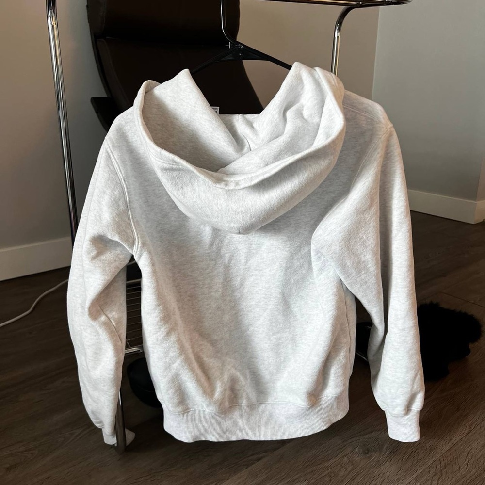 TNA Light Gray Zip-Up Hoodie - Picture 7 of 10